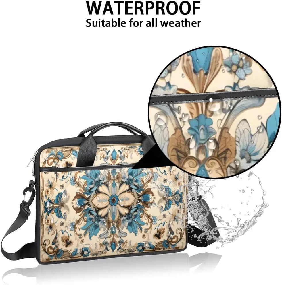 Laptop Shoulder Bag for 13-15 Inch Waterproof Laptop Sleeve Case Bag Slim Computer Carry Case Computer Cases for Laptops