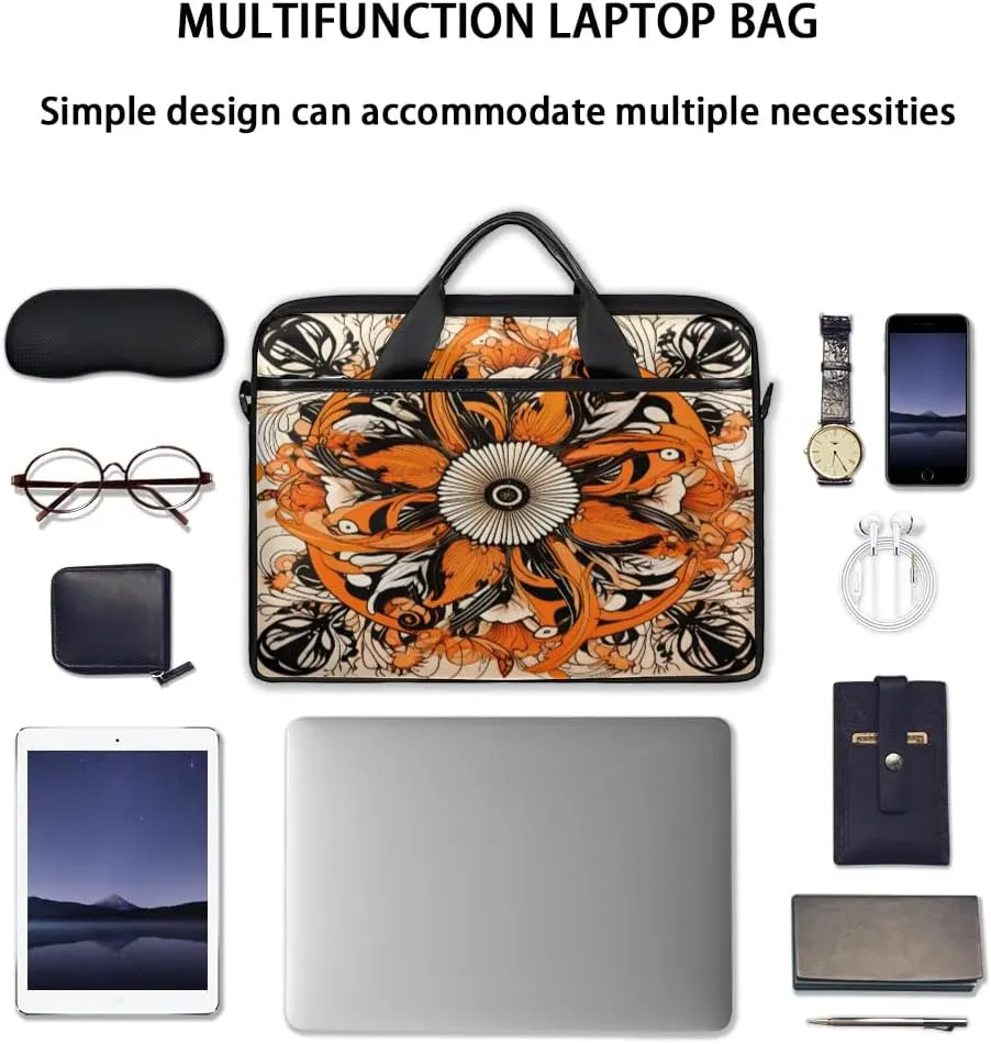 Laptop Shoulder Bag for 13-15 Inch Waterproof Laptop Sleeve Case Bag Slim Computer Carry Case Computer Cases for Laptops