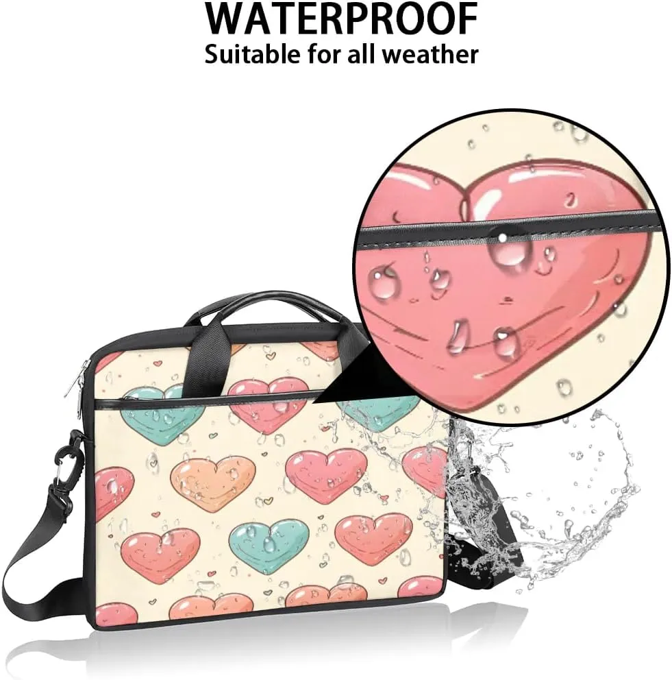 Laptop Shoulder Bag for 13-15 Inch Waterproof Laptop Sleeve Case Bag Slim Computer Carry Case Computer Cases for Laptops