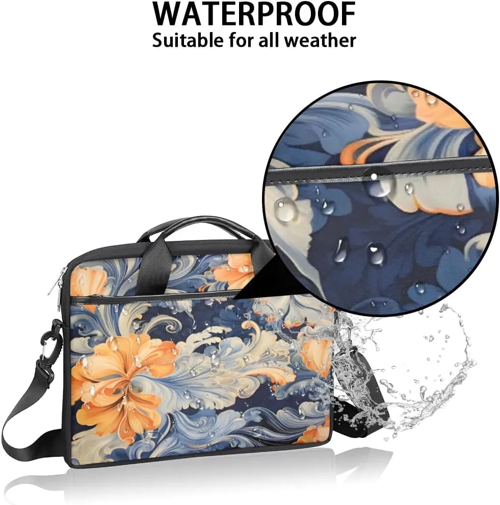 Laptop Shoulder Bag for 13-15 Inch Waterproof Laptop Sleeve Case Bag Slim Computer Carry Case Computer Cases for Laptops