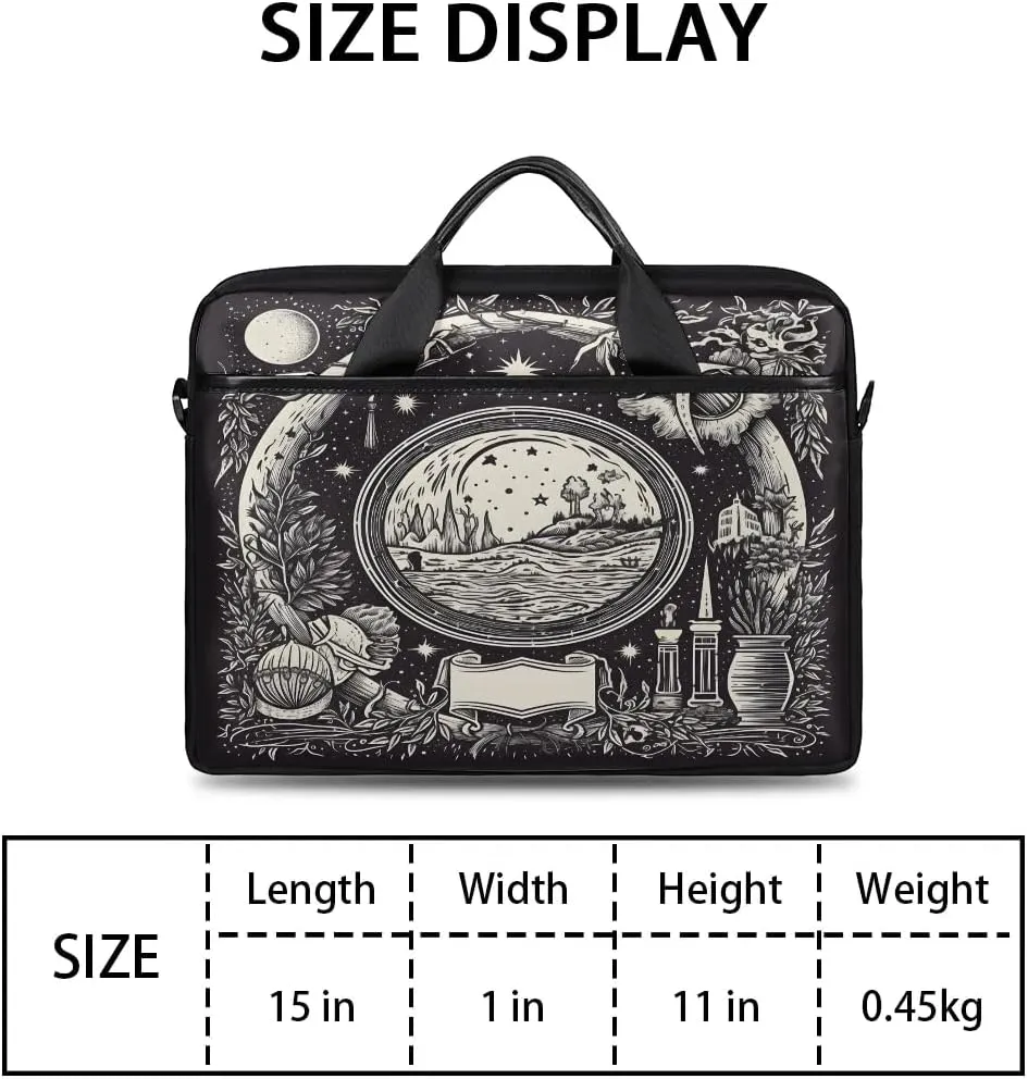 Laptop Shoulder Bag for 13-15 Inch Waterproof Laptop Sleeve Case Bag Slim Computer Carry Case Computer Cases for Laptops