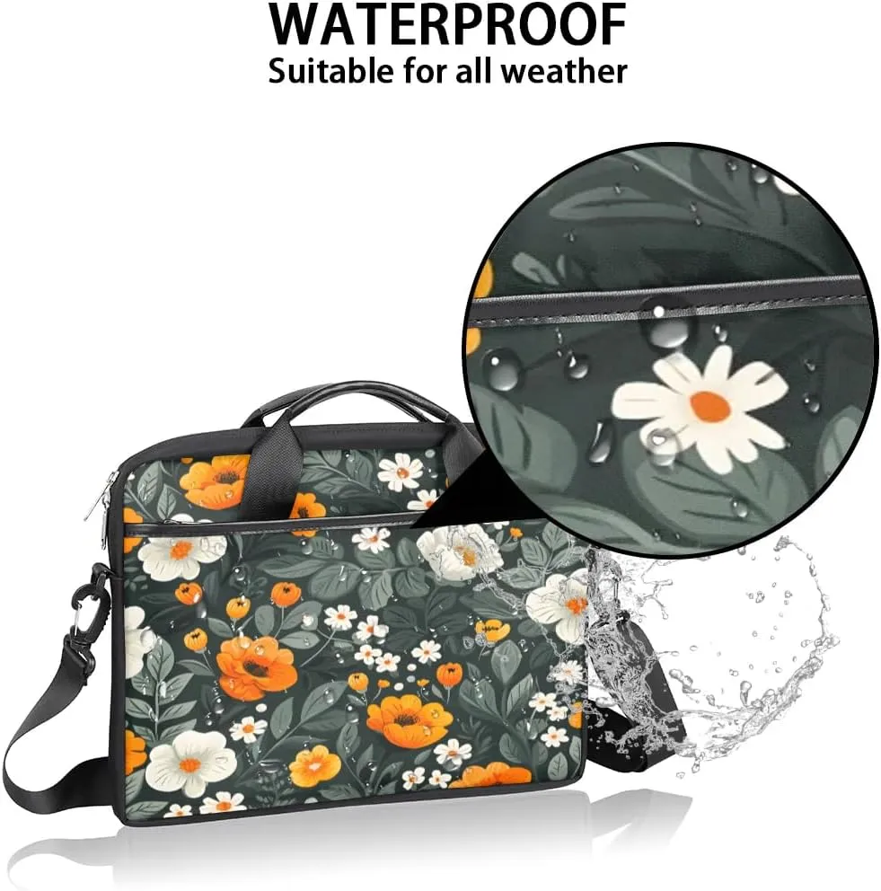 Laptop Shoulder Bag for 13-15 Inch Waterproof Laptop Sleeve Case Bag Slim Computer Carry Case Computer Cases for Laptops