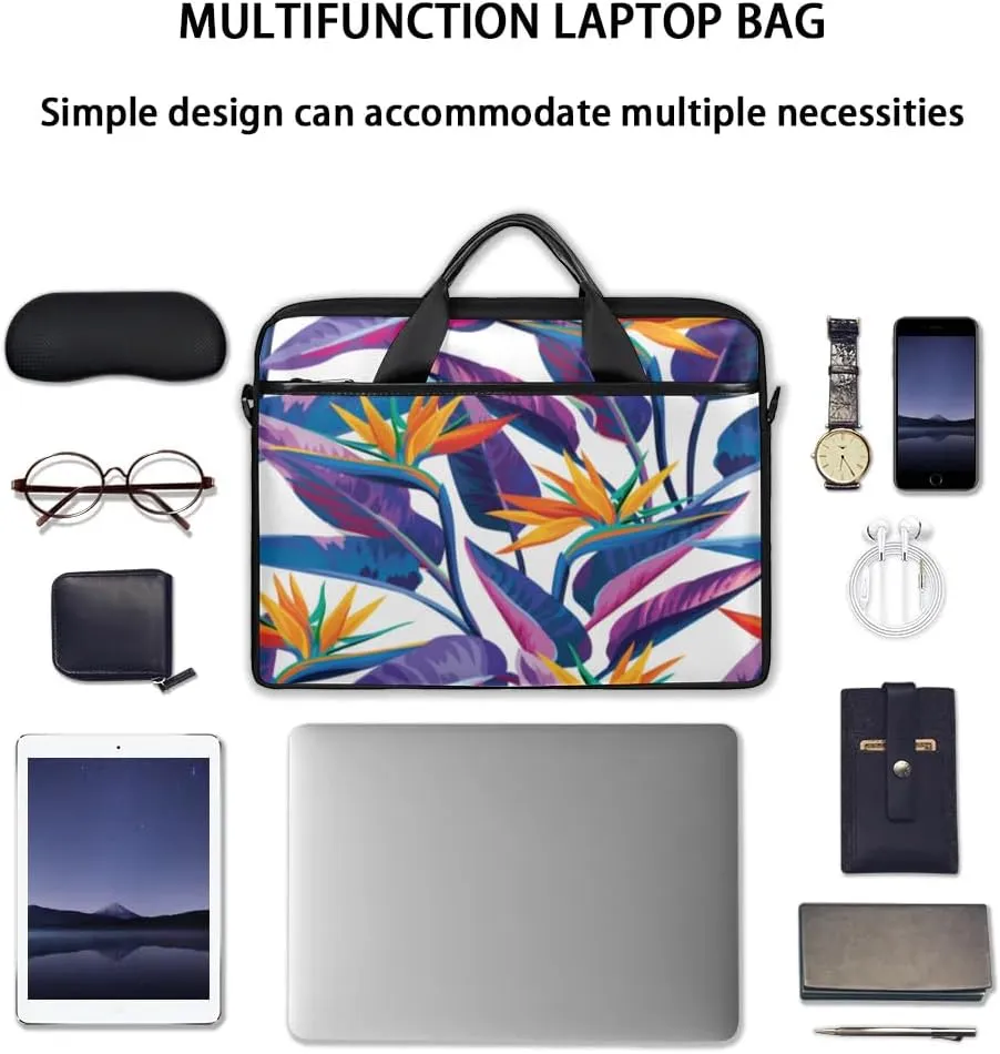 Laptop Shoulder Bag for 13-15 Inch Waterproof Laptop Sleeve Case Bag Slim Computer Carry Case Computer Cases for Laptops