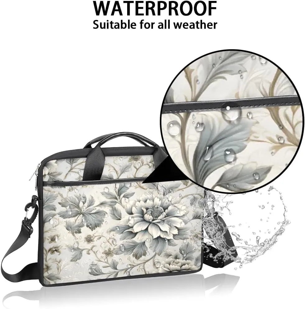 Laptop Shoulder Bag for 13-15 Inch Waterproof Laptop Sleeve Case Bag Slim Computer Carry Case Computer Cases for Laptops