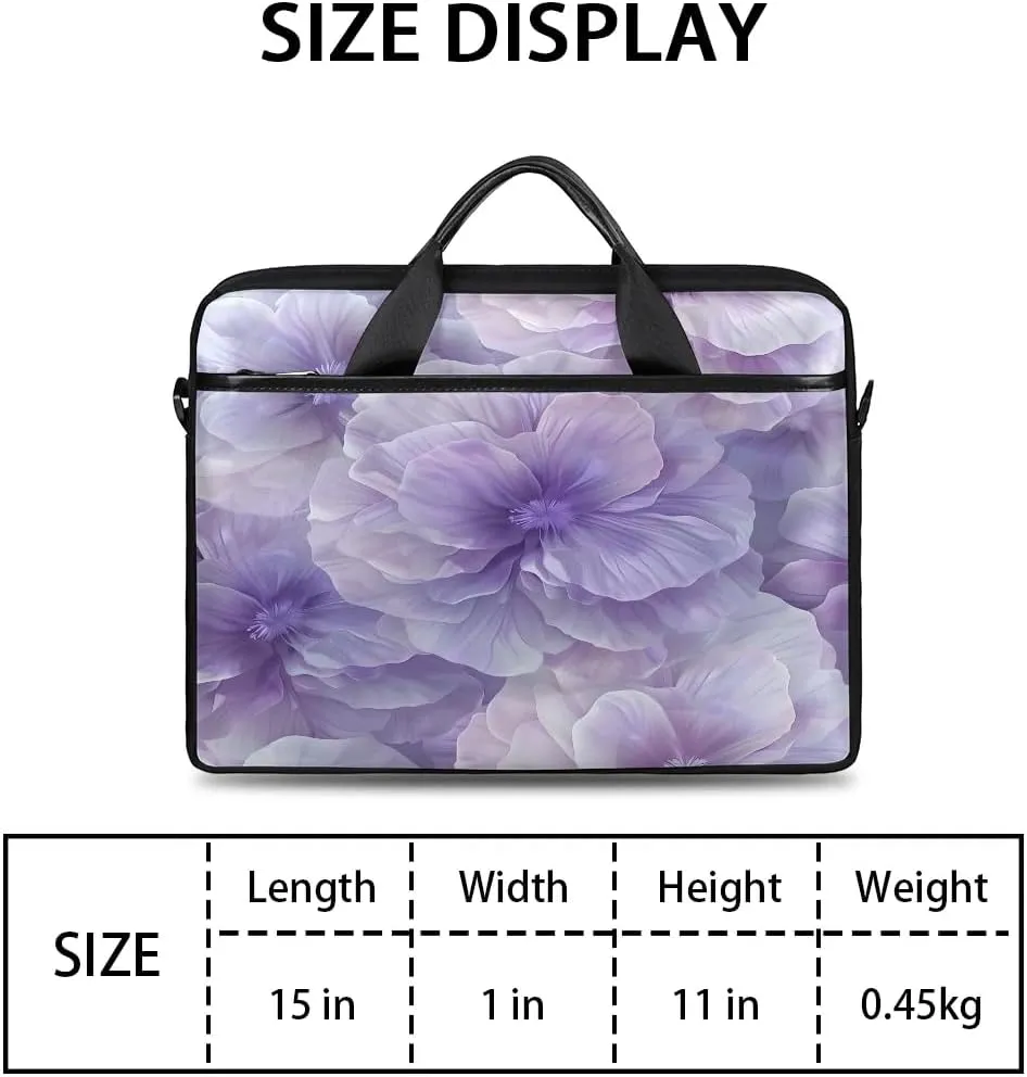 Laptop Shoulder Bag for 13-15 Inch Waterproof Laptop Sleeve Case Bag Slim Computer Carry Case Computer Cases for Laptops