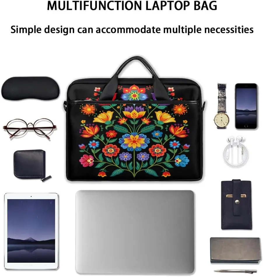 Laptop Shoulder Bag for 13-15 Inch Waterproof Laptop Sleeve Case Bag Slim Computer Carry Case Computer Cases for Laptops
