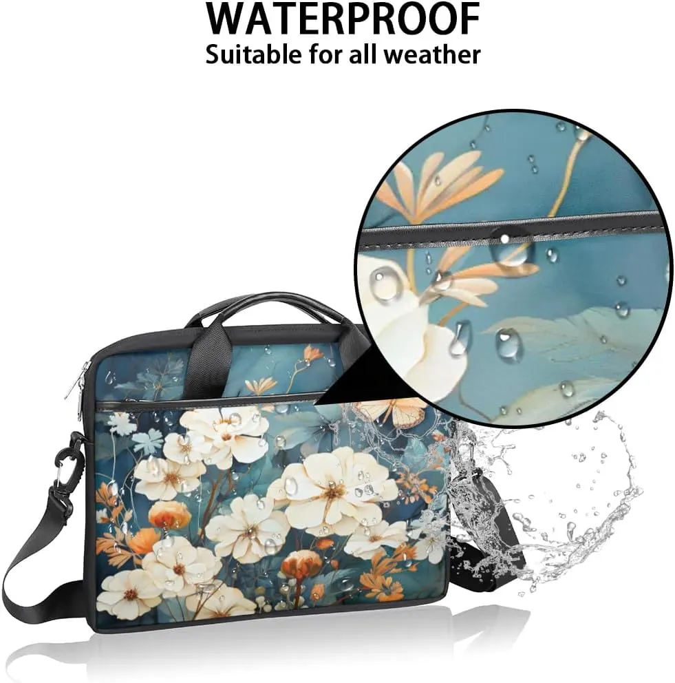 Laptop Shoulder Bag for 13-15 Inch Waterproof Laptop Sleeve Case Bag Slim Computer Carry Case Computer Cases for Laptops