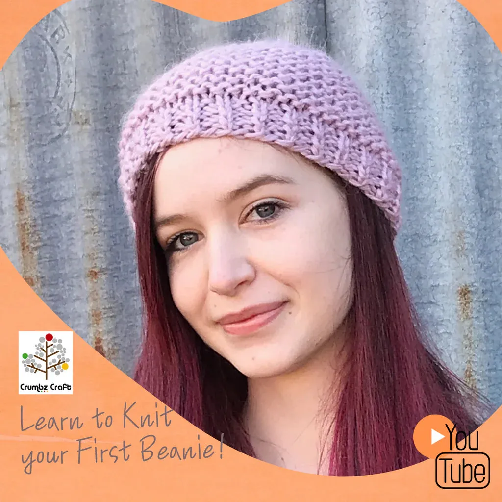 Learn to Knit Kit | Beginner Beanie