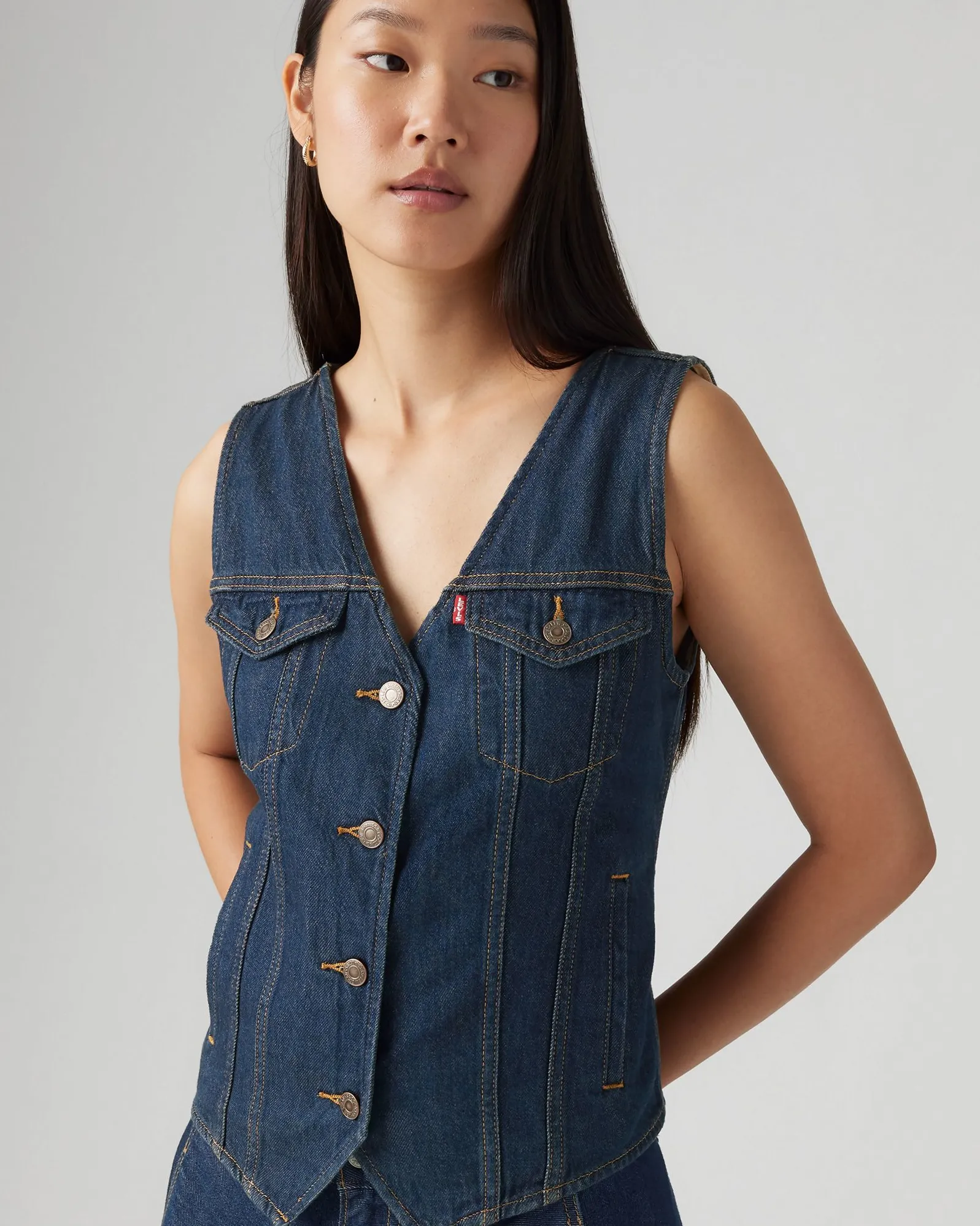 Levi's® Womens Loose Vest - Square Circle