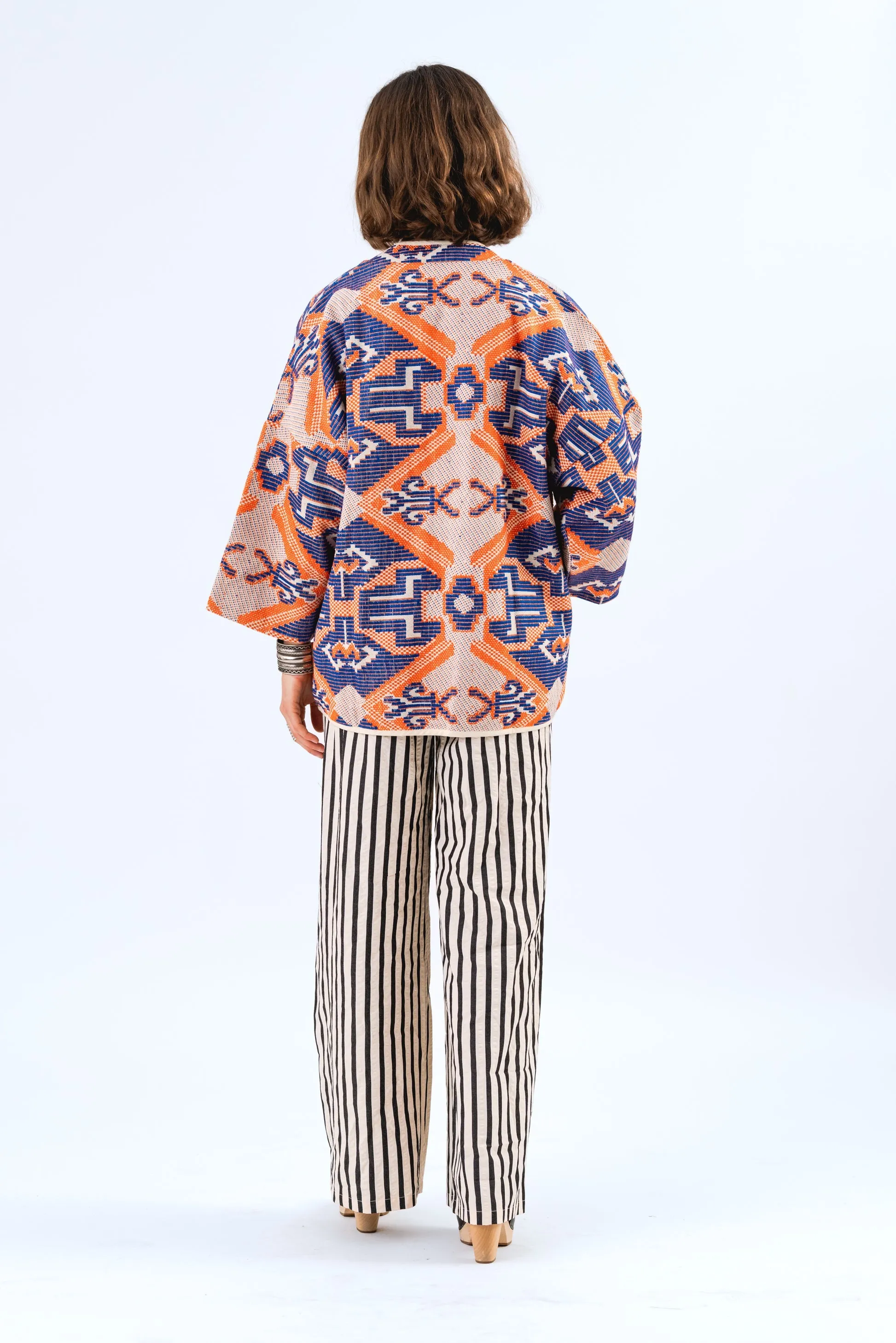 Lollys Laundry Orange Mixed Lulu Jacket