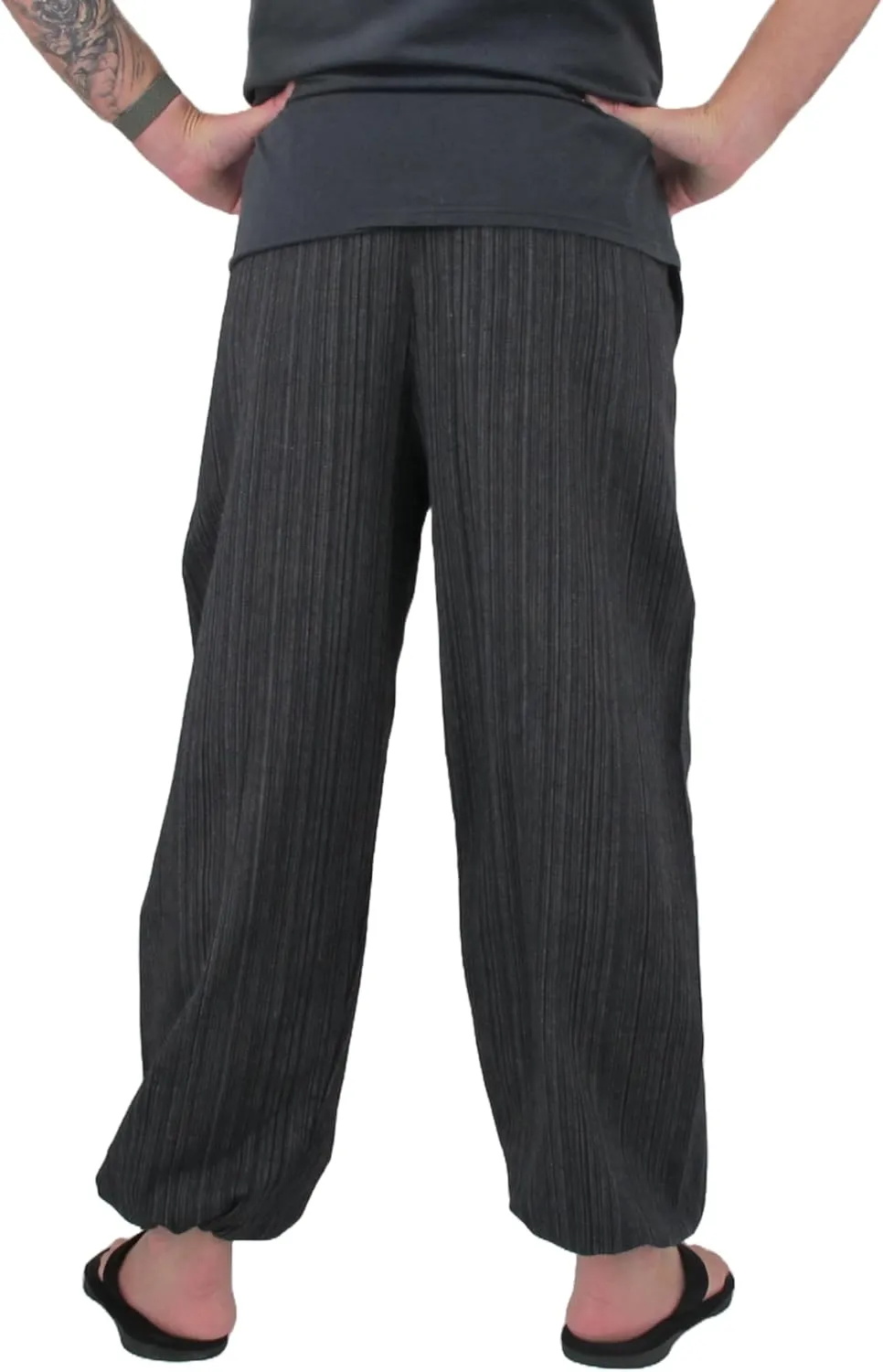 Love Quality Baggy Pants Men's One Size Cotton Harem Pants Hippie Boho Trousers