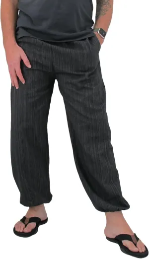 Love Quality Baggy Pants Men's One Size Cotton Harem Pants Hippie Boho Trousers