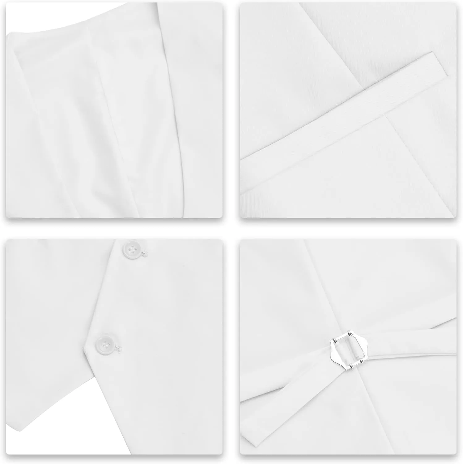 MAGE MALE Men's 3 Piece Suit Shawl Collar Slim Fit Elegant Tuxedo Solid One Button Wedding Party Blazer Vest Pants Set