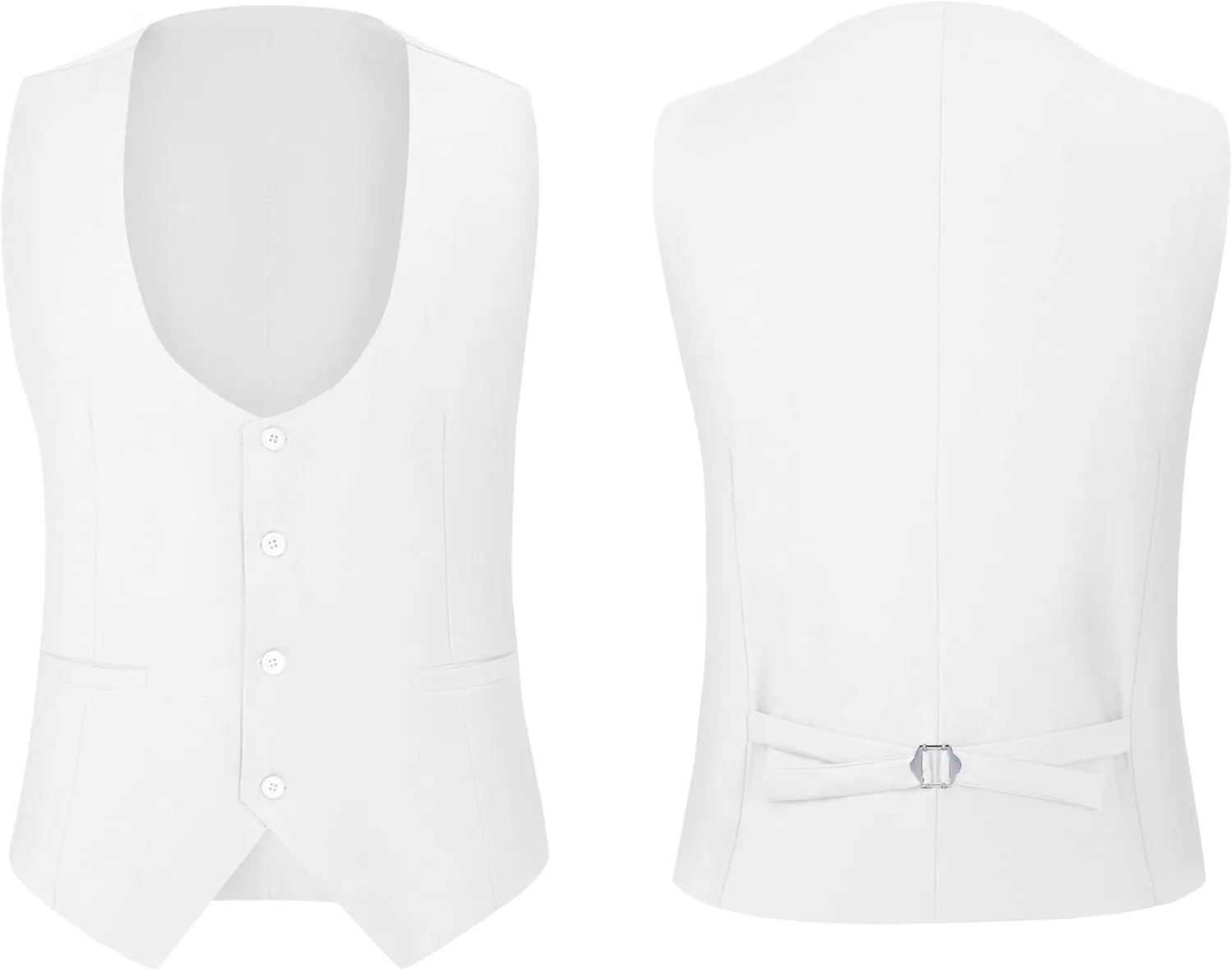 MAGE MALE Men's 3 Piece Suit Shawl Collar Slim Fit Elegant Tuxedo Solid One Button Wedding Party Blazer Vest Pants Set