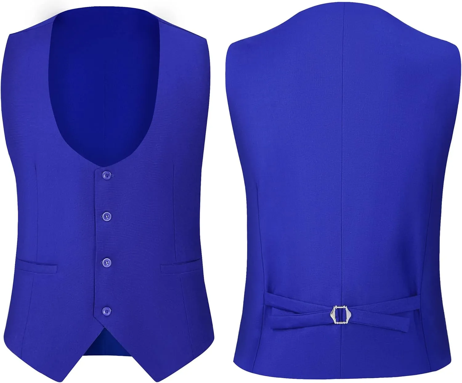 MAGE MALE Men's 3 Piece Suit Shawl Collar Slim Fit Elegant Tuxedo Solid One Button Wedding Party Blazer Vest Pants Set