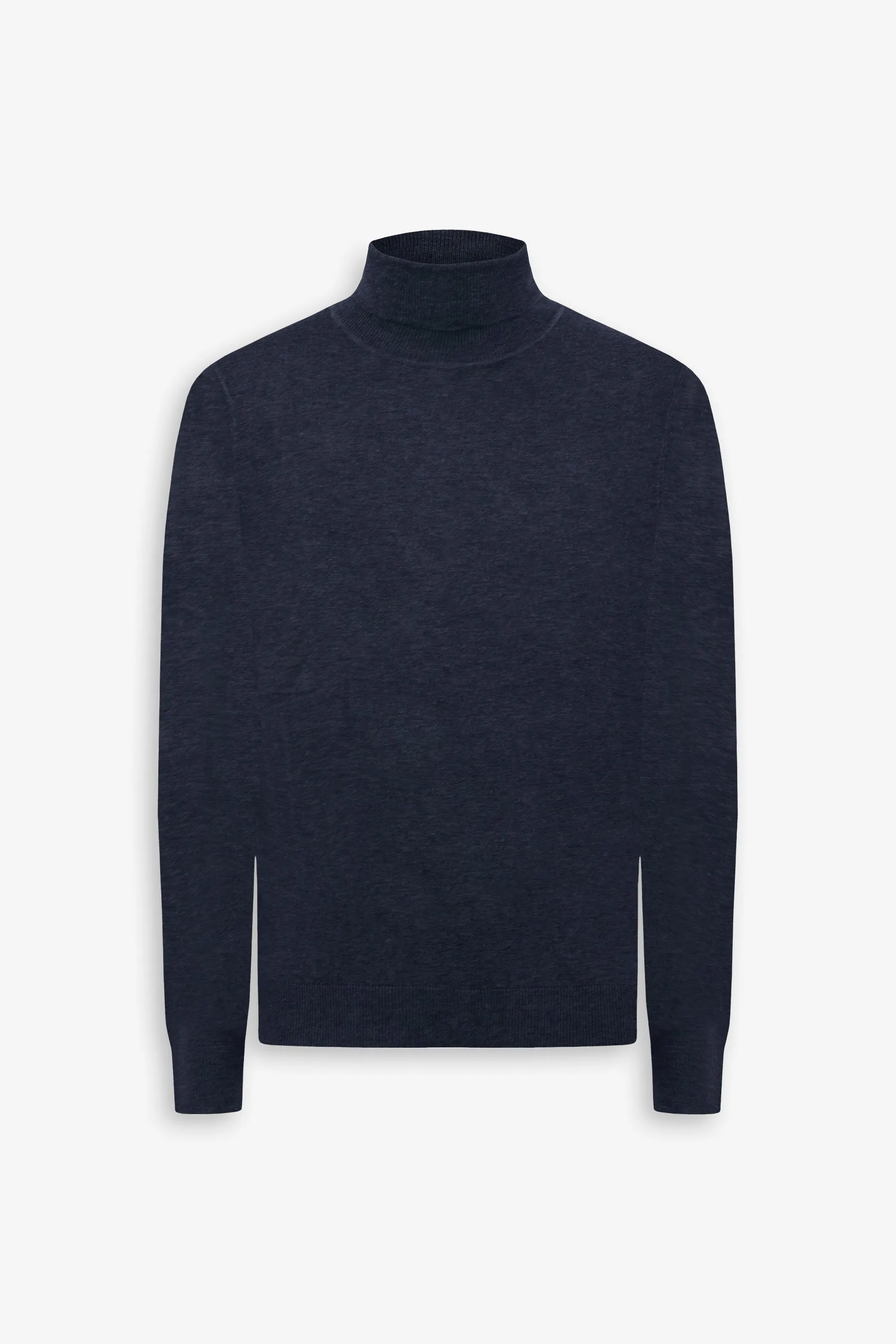 Maglia dolcevita basic blu
