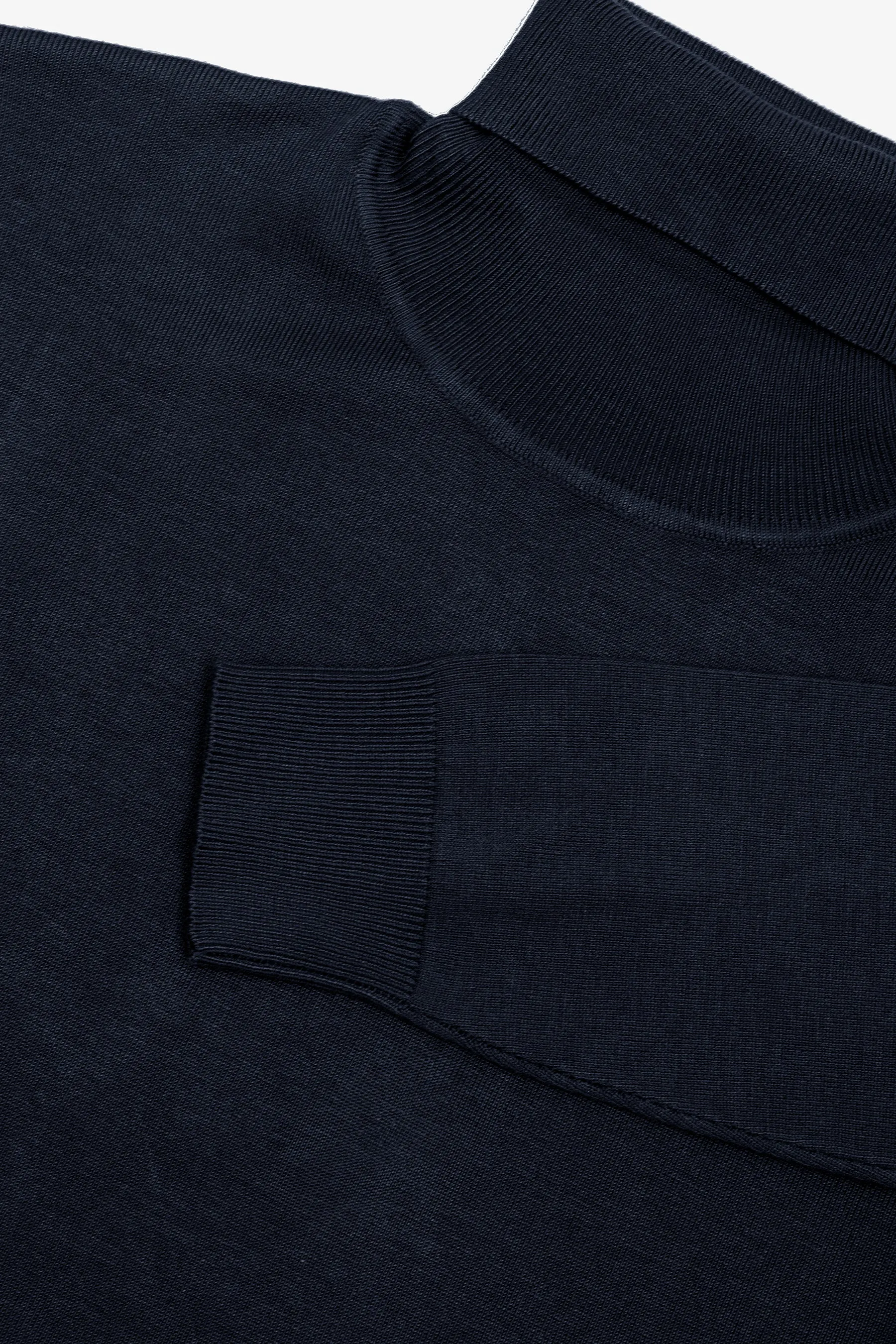 Maglia dolcevita basic blu