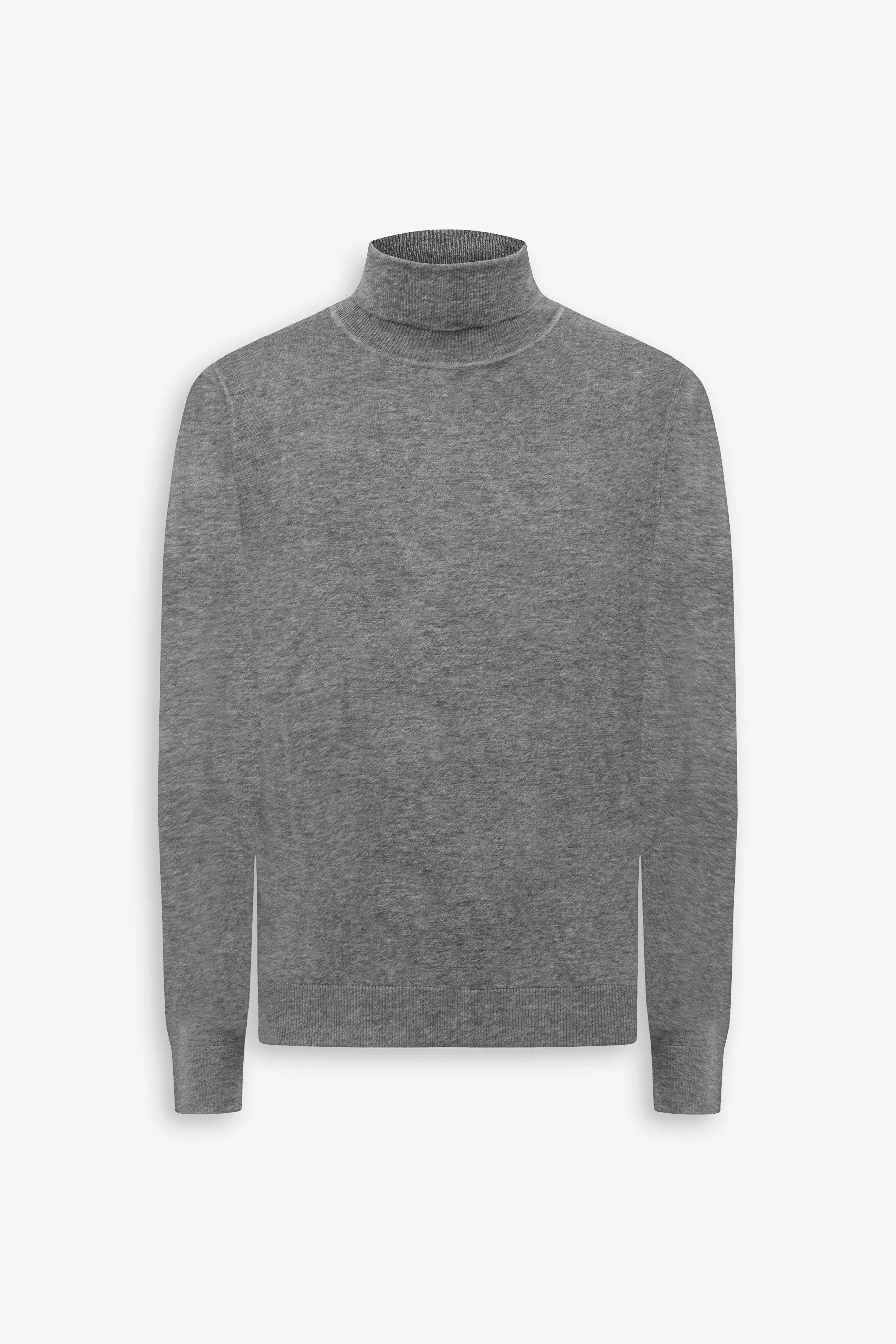 Maglia dolcevita basic grigio