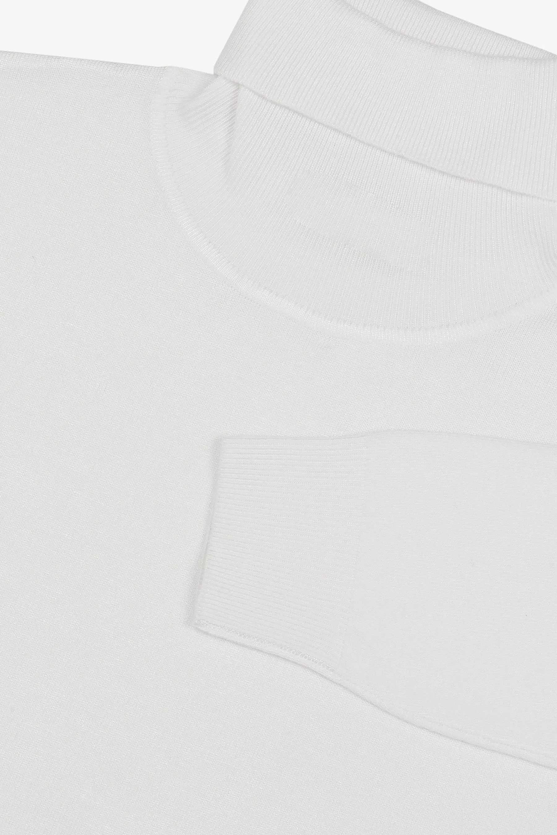 Maglia dolcevita basic panna