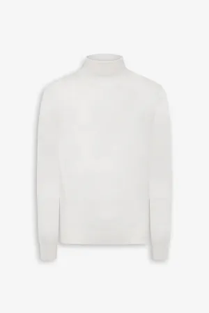 Maglia dolcevita basic panna