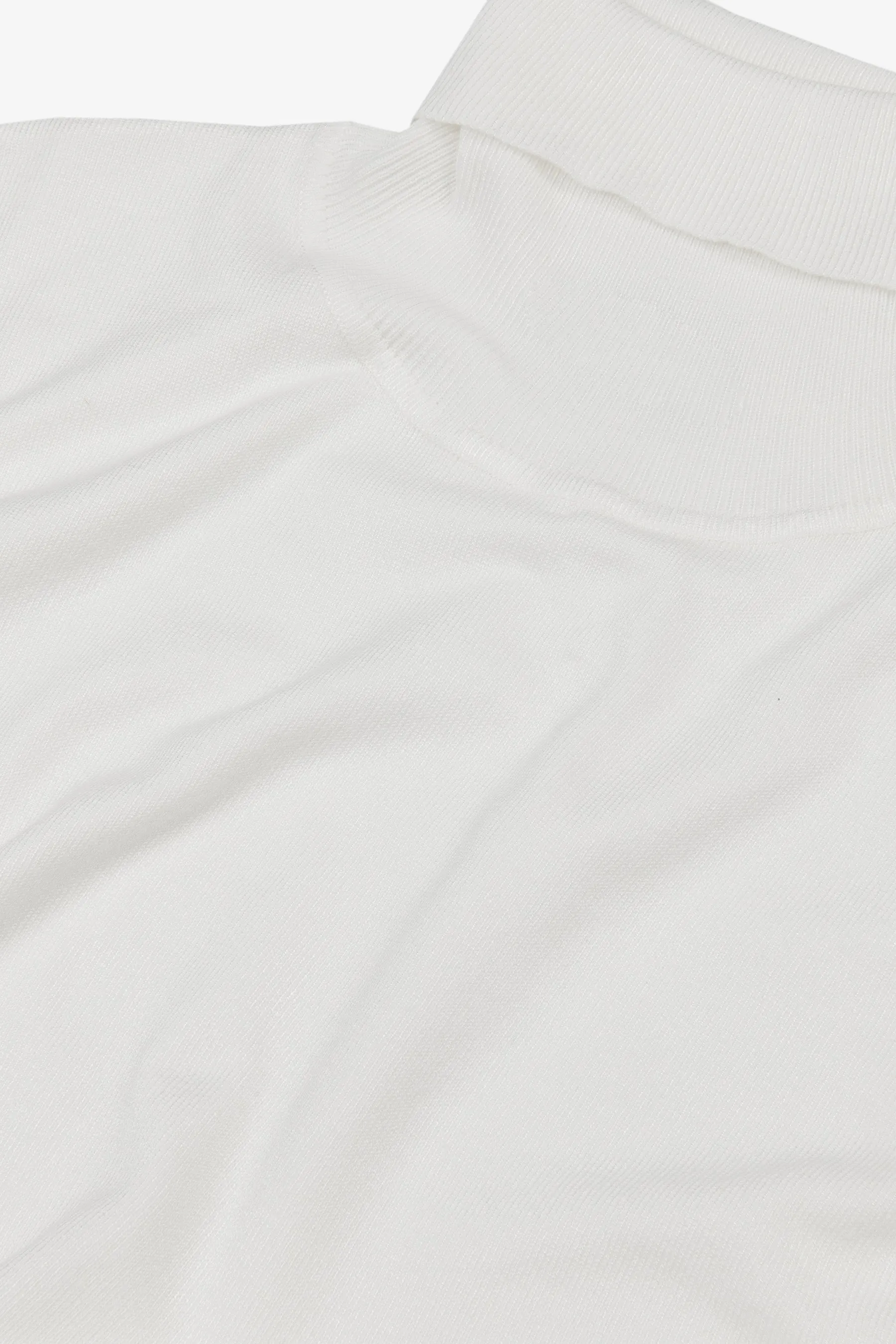 Maglia dolcevita basic panna