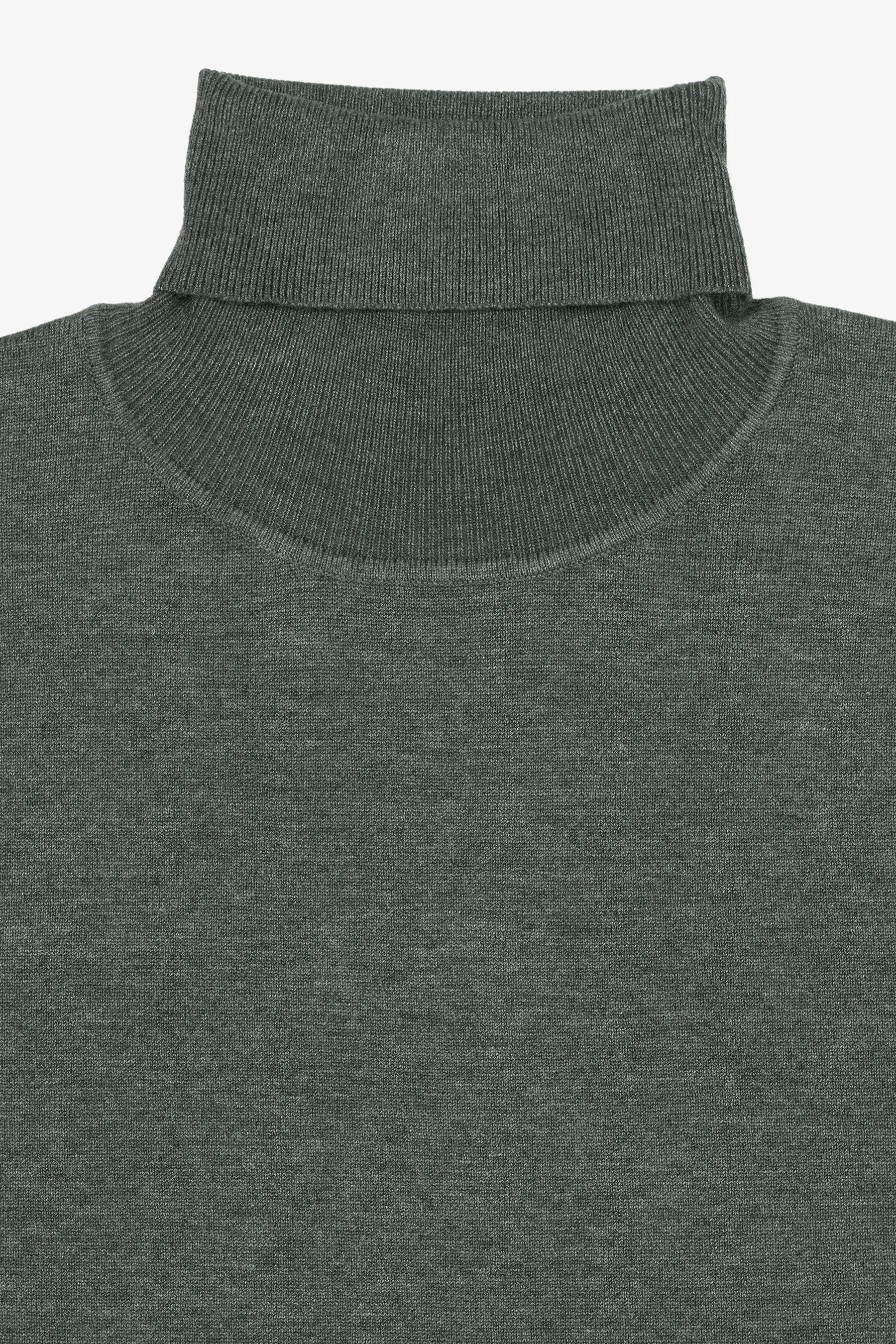 Maglia dolcevita basic verde