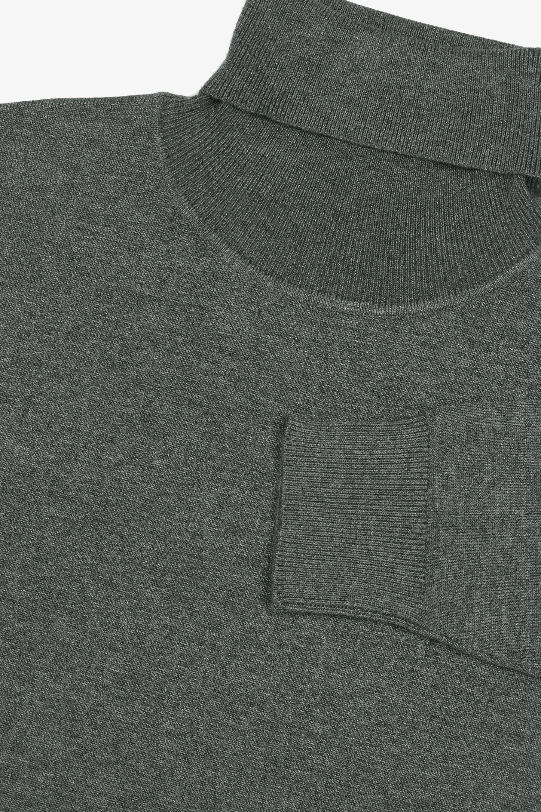 Maglia dolcevita basic verde