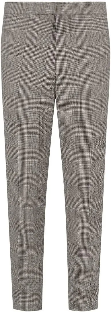 Men's Suit Pants Houndstooth Casual Dress Tuxedos Trousers