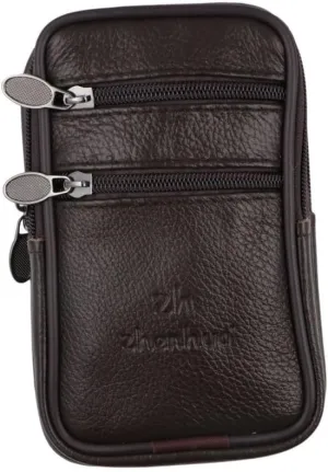 Multifunctional Genuine Leather Waist Bag Change Key Bag, Waterproof Mobile Phone Waist Bag Pocket Waist Pack