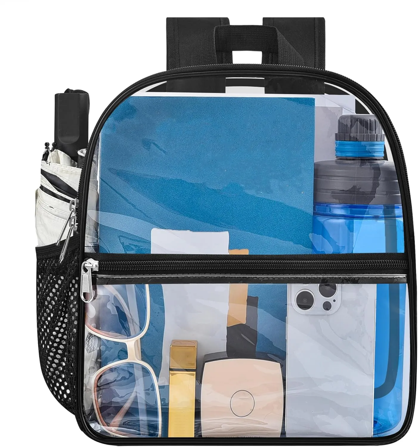 Oraben Clear Backpack for Stadium Events Stadium Backpack Waterproof 12x6x12 Clear Bag for Adult Concert Sport Work