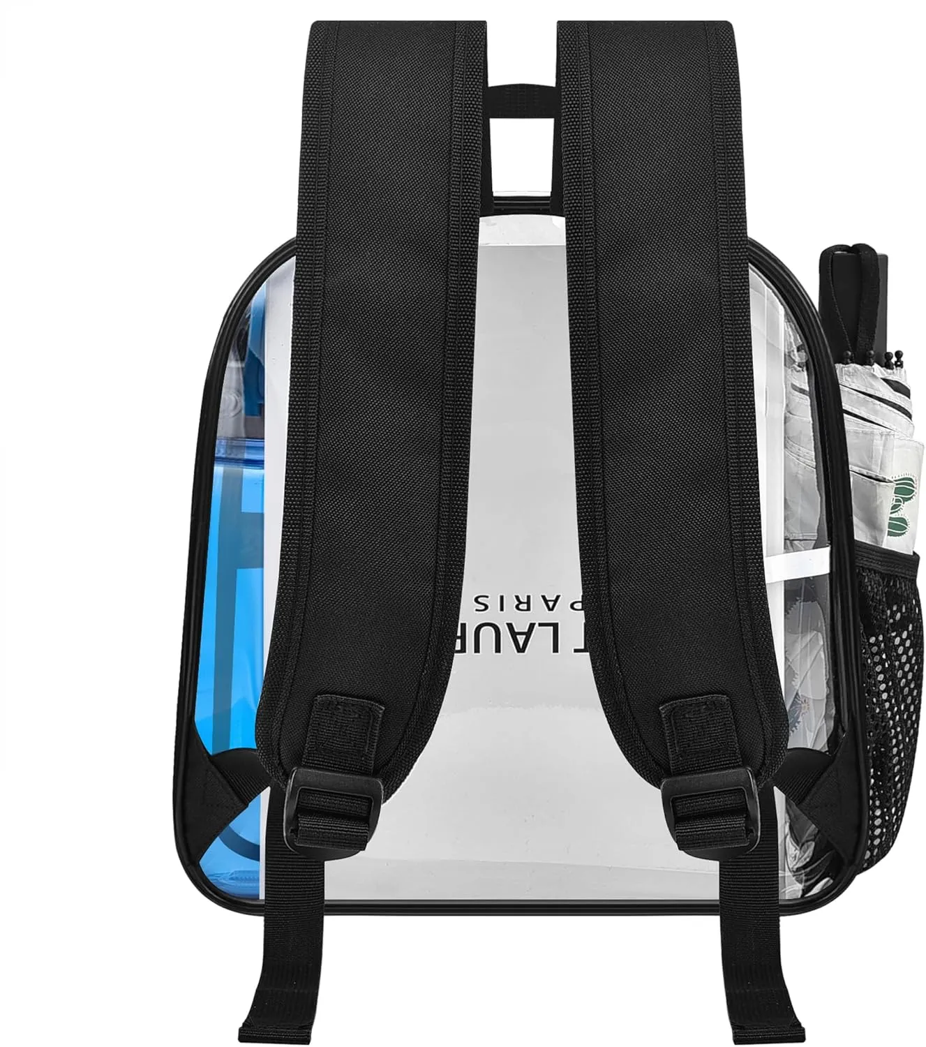 Oraben Clear Backpack for Stadium Events Stadium Backpack Waterproof 12x6x12 Clear Bag for Adult Concert Sport Work
