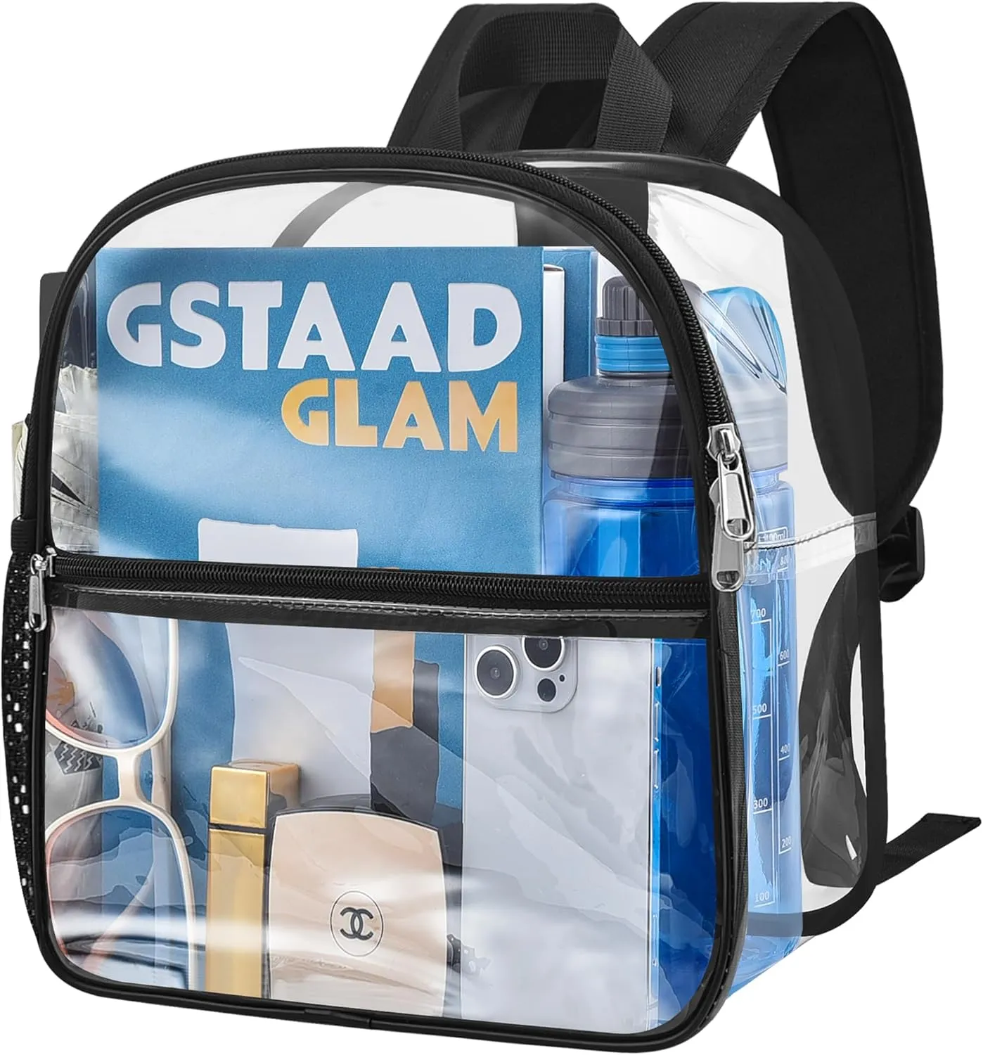 Oraben Clear Backpack for Stadium Events Stadium Backpack Waterproof 12x6x12 Clear Bag for Adult Concert Sport Work