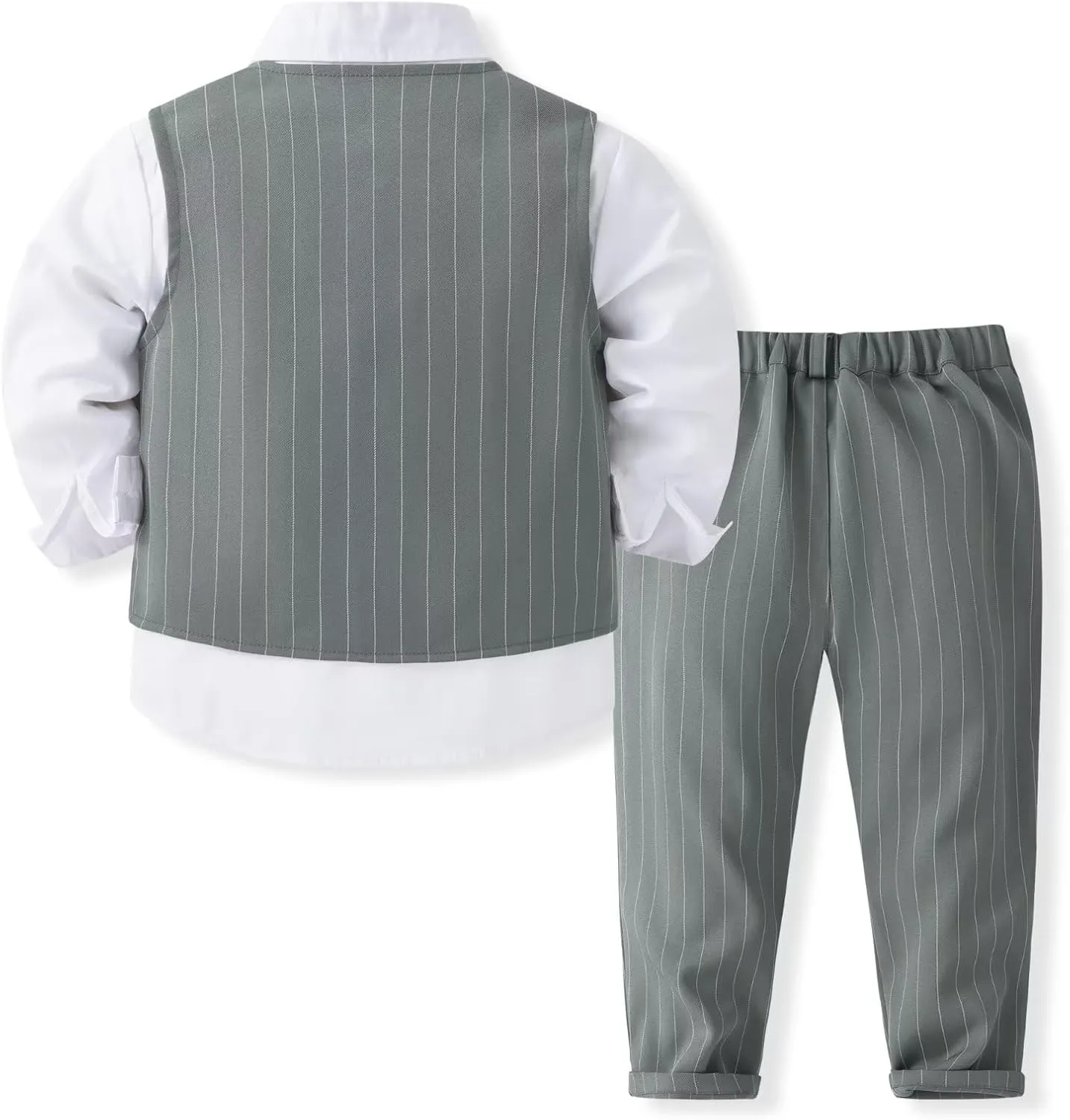 PureMilk Baby Toddler Boy Formal Gentleman Tuxedo Outfits Sets 1-5 Years