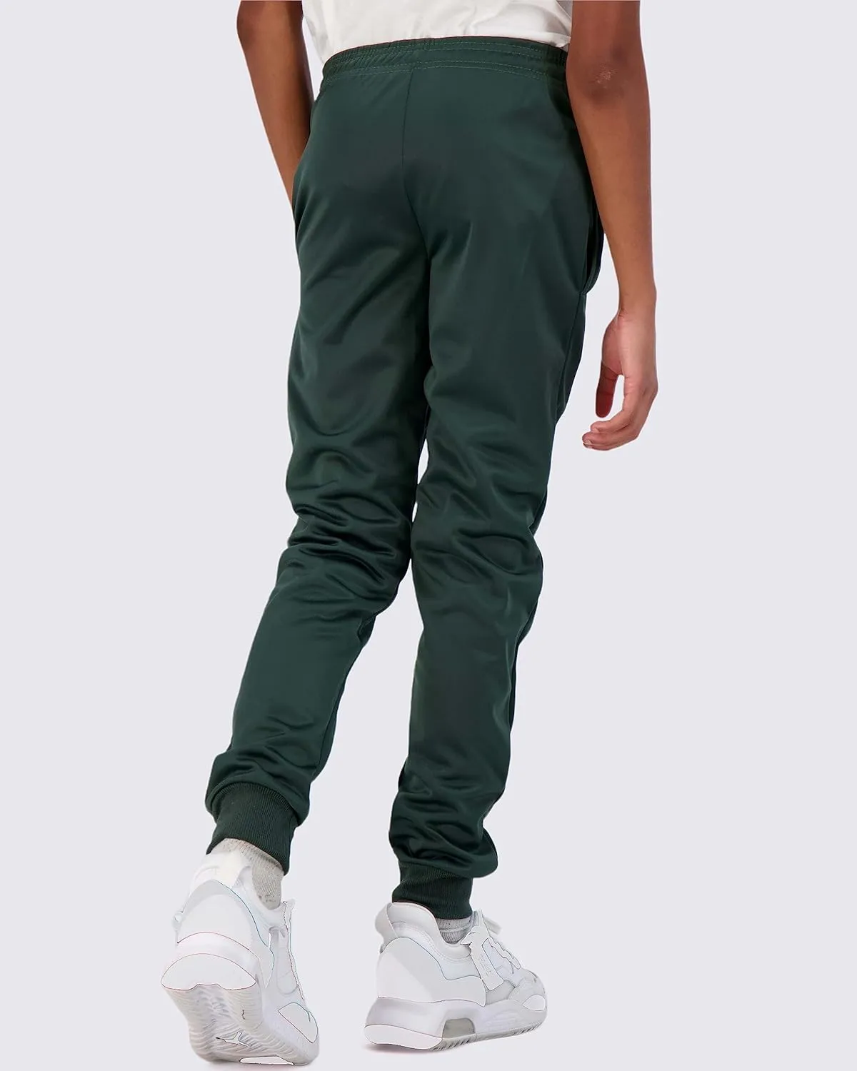 Real Essentials 3 Pack: Boy's Active Athletic Casual Jogger Sweatpants with Pockets