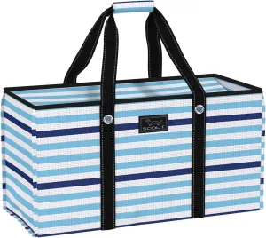 SCOUT Errand Boy - Extra Large Lightweight Utility Tote with Breakaway Zipper - Collapsible Grocery and Market or Beach Tote