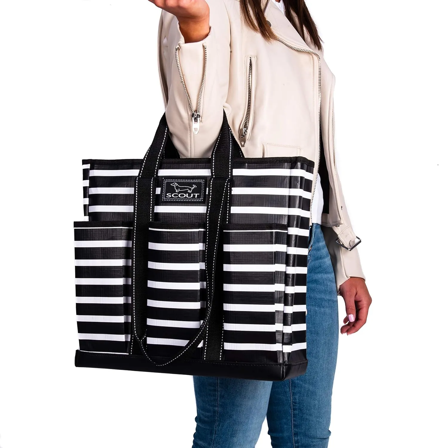 SCOUT Pocket Rocket - Work Tote For Women - 6 Exterior Pockets - Large Travel, Nurse, Teacher, Mom Bag