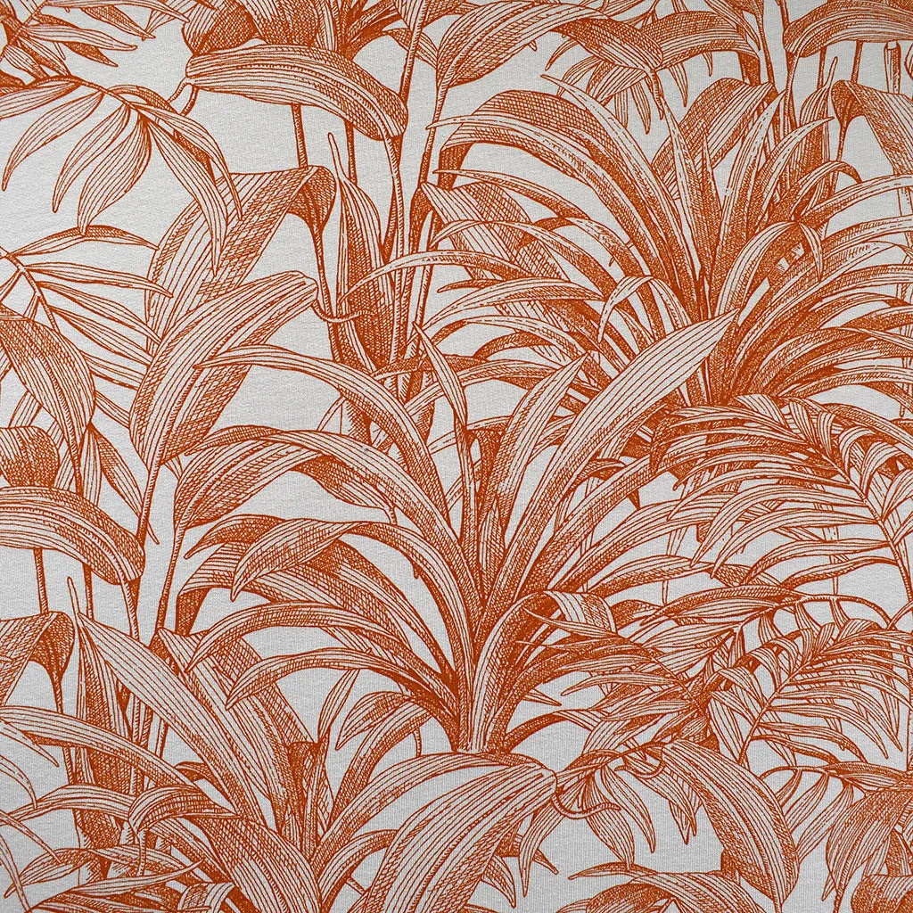 See You at Six Tropical Plants French Terry Grey