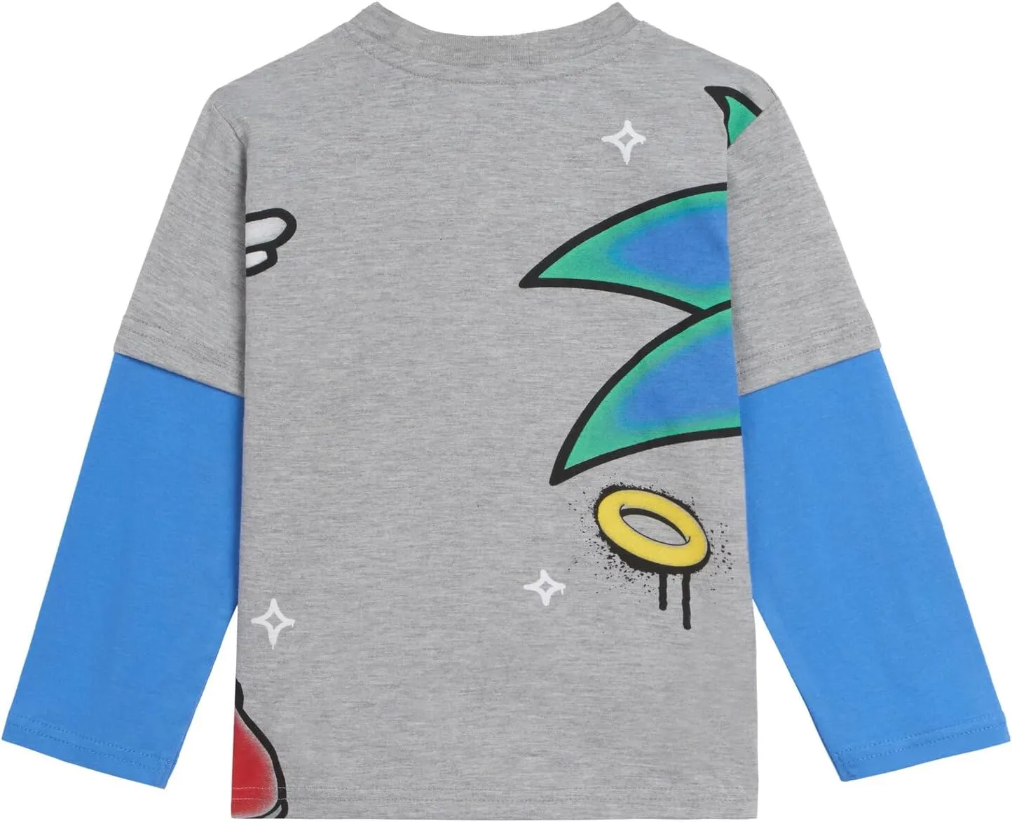 SEGA Sonic the Hedgehog T-Shirt and Fleece Pants Outfit Set Toddler to Big Kid Sizes (2T - 18-20)