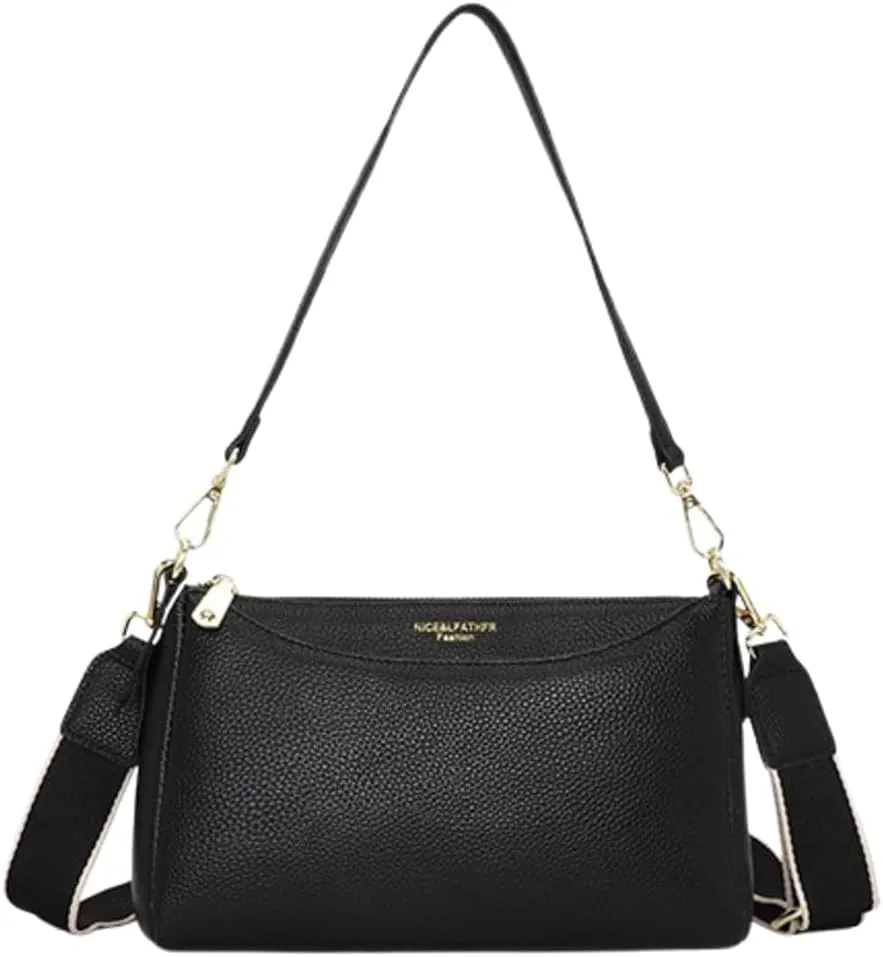 Slouchy Crossbody Bags Women Cross Body Shoulder Bag Cute Underarm Crescent Hobo Handbag Trendy Multiple Pockets Purses