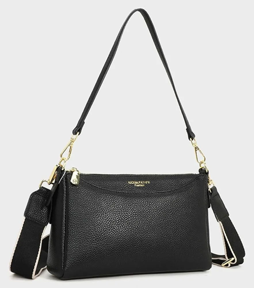 Slouchy Crossbody Bags Women Cross Body Shoulder Bag Cute Underarm Crescent Hobo Handbag Trendy Multiple Pockets Purses