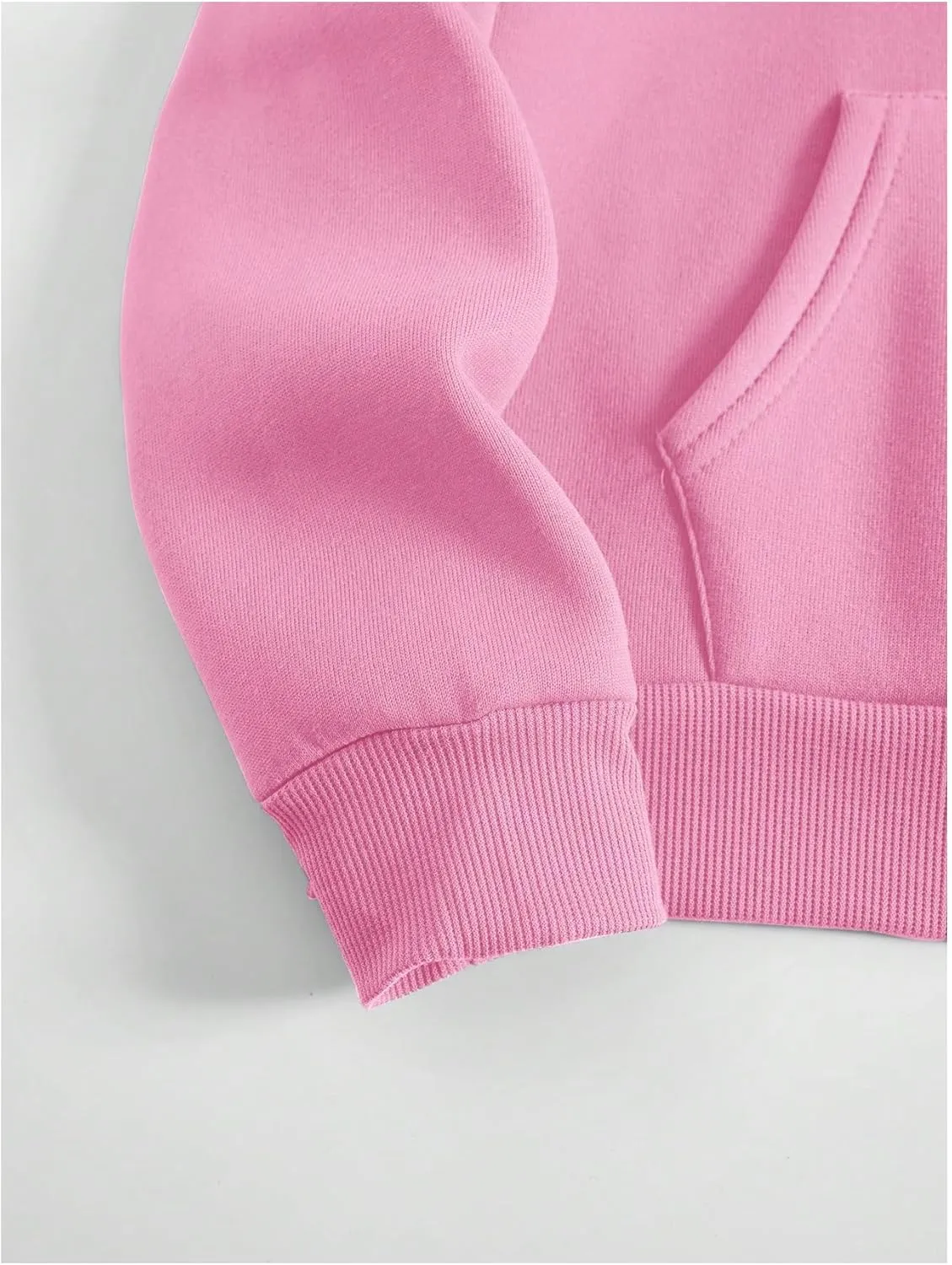 SOLY HUX Hoodies for Women Drawstring Long Sleeve Drop Shoulder Pullover Sweatshirt with Pocket
