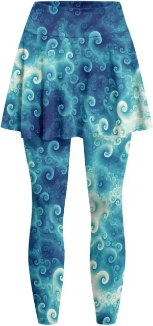 Sunflower Summer Gym Workout Outfits Leggings, Skull Yoga Running Casual Golf Tennis Legging High Waisted Skirts