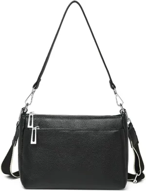 Trendy Crossbody Bags Women Slouchy Cross Body Shoulder Bag Underarm Crescent Hobo Handbag Cute Multiple Pockets Purses