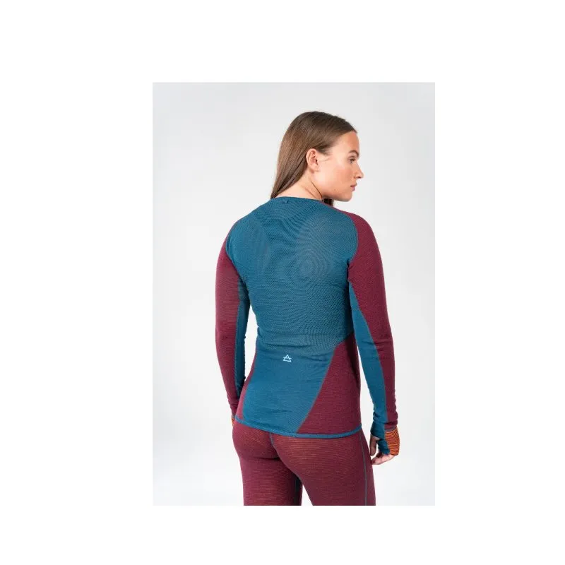 TUVEGGA MERINO SHIRT WOMAN FLAME