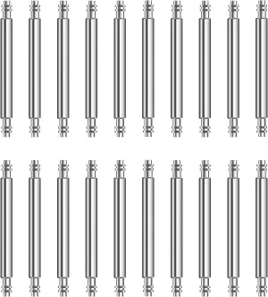 Watch Band Pins Replacement, 1.8mm Heavy Duty Spring Bars Set, Stainless Steel Springbars for Watch Band