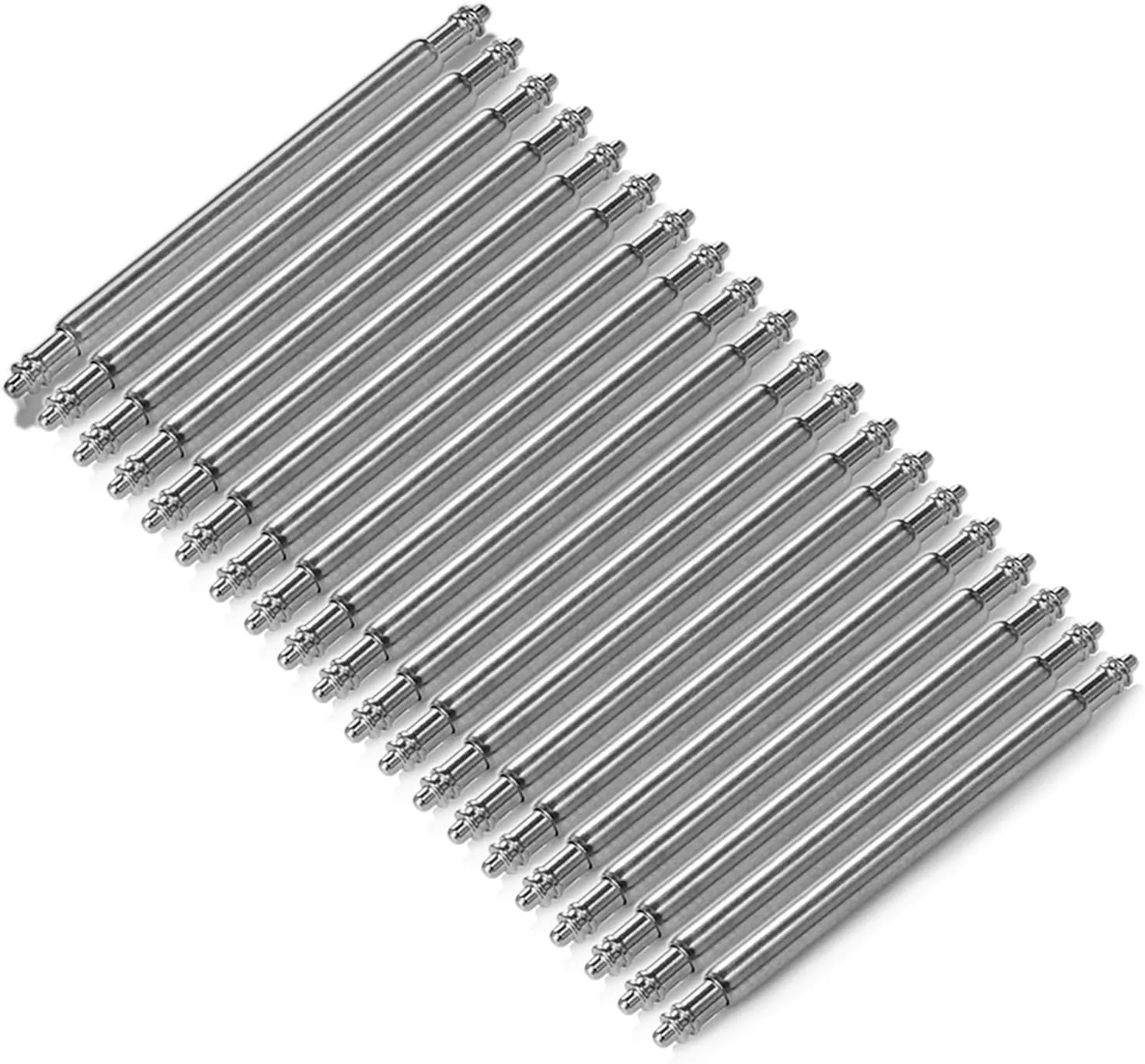 Watch Band Pins Replacement, 1.8mm Heavy Duty Spring Bars Set, Stainless Steel Springbars for Watch Band