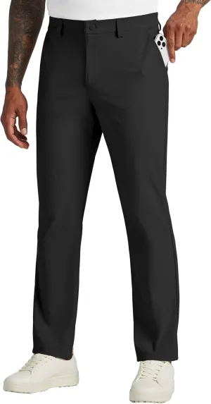 Willit Mens Golf Pants Stretch Dress Pants Quick Dry Work Business Slacks Casual Pants with 4 Pockets 30"/32"/34"