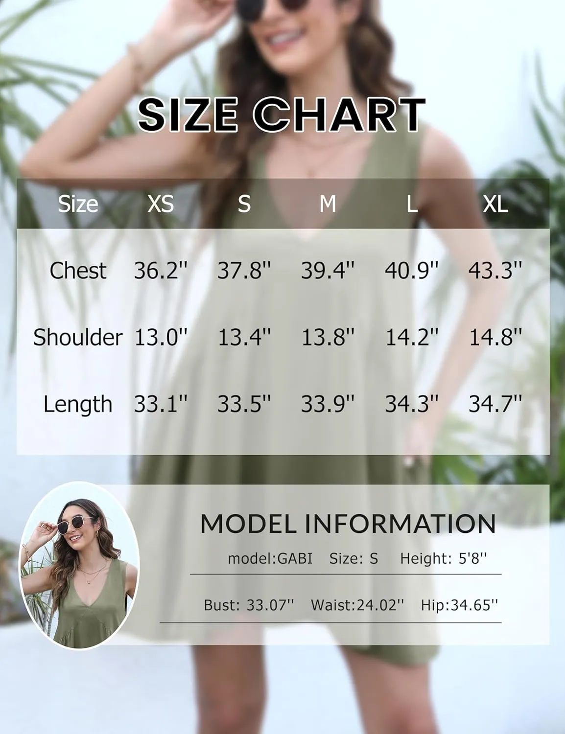 Womens Summer Mini Dress V Neck Sleeveless Tunic Beach Pleated Sundress with Pockets