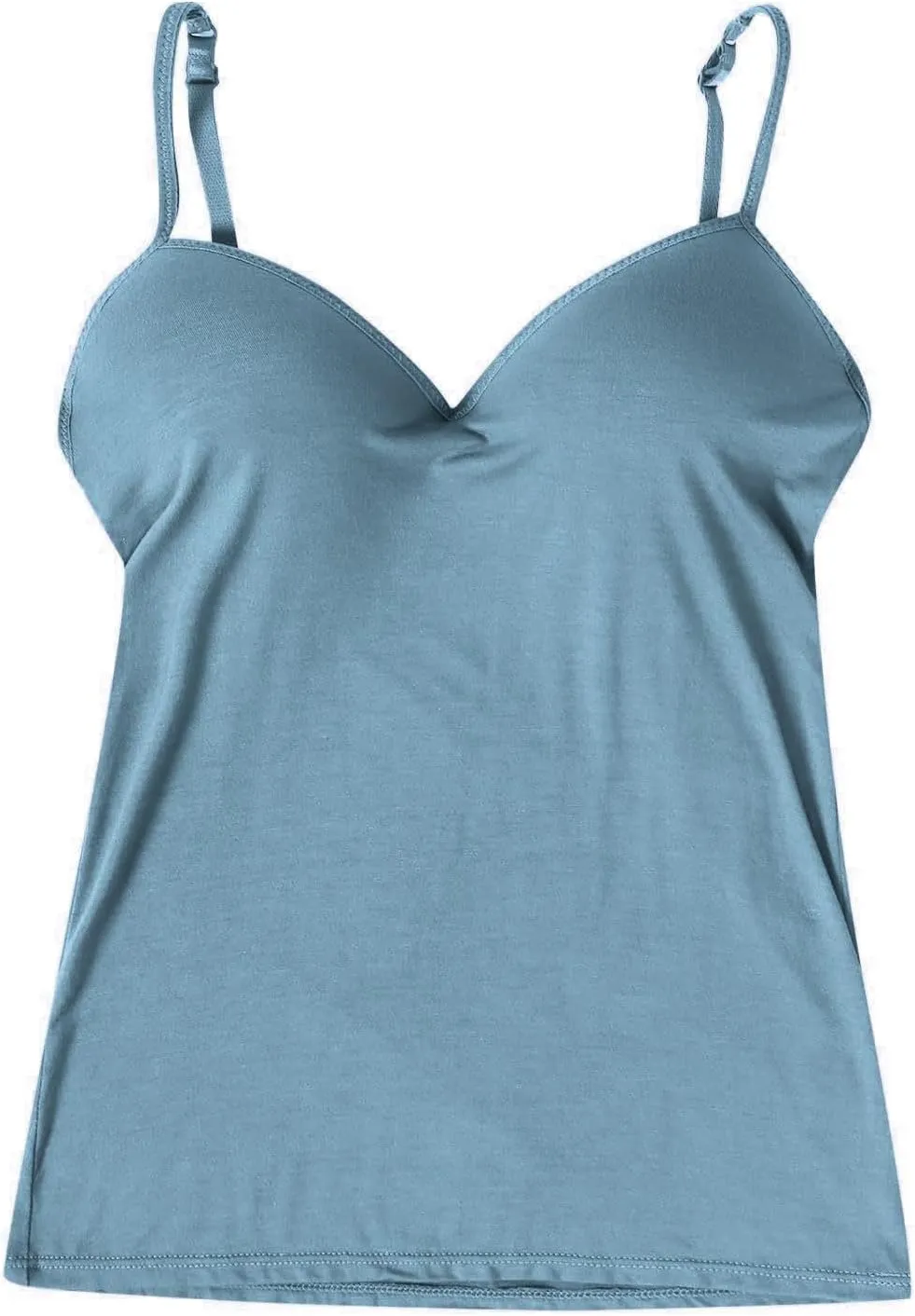 Womens Tank Tops with Built in Bra Summer Basic Padded Yoga Shirt Shelf Bras Workout Camisole Casual Undershirt